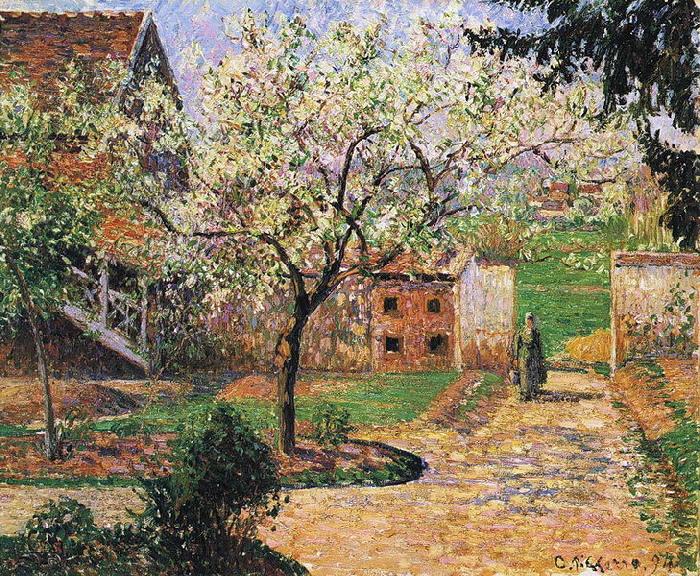 Camille Pissarro Flowering Plum Tree Eragny